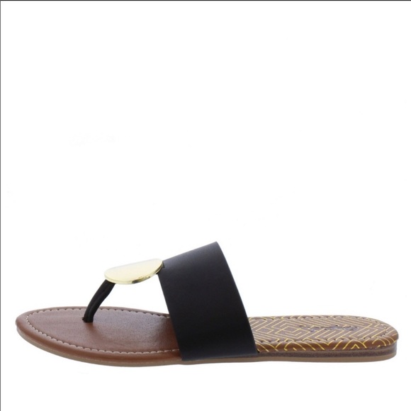 Disc Thong Sandals Black - Picture 3 of 4